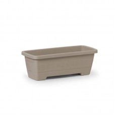 94808 - Vaso plastico retangular areia GG 17,5L - Plasmont - 58x23x20cm