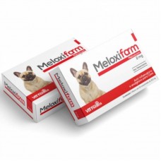 94837 - Anti-inflamatorio meloxifarm 2mg 10 comprimidos - Vet Farmos - cães acima de 12 meses