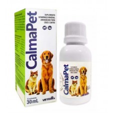 94847 - Suplemento vitaminico calmapet 30ml - Vet Farmos - para cães e gatos