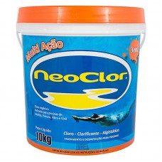 95259 - Cloro organico para piscina multi acao 3 em 1 10kg - Neoclor