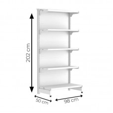 95344 - GONDOLA ACO FIT PONTA BR 60KG 2.02M P*0