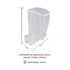 96815 - COMED PLAST DISPENSER SEMENTE 2 BICOS ML P*0