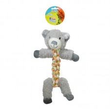 97104 - BRINQ PELUCIA URSO C/CORDA P*0