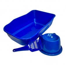 97366 - KIT BANDEJA HIG PLAST PRO LUXO AZ P*0