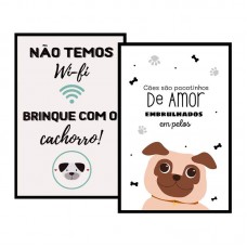 97416 - QUADRO DECORATIVO CAES P*0