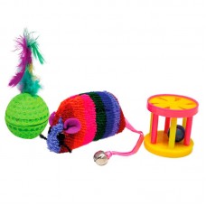 97580 - KIT BRINQ RATO C/BOLA+PENA+SINO P*0