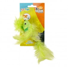 97582 - BRINQ PELUCIA PEIXE C/PLUMA VD P*0