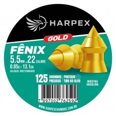 97625 - CHUMBINHO HARPEX FENIX GOLD 5.5MM C/125 P*0