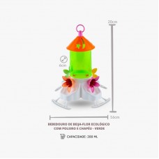 97692 - BEBED PLAST BEIJA-FLOR C/POLEIRO VD P*0
