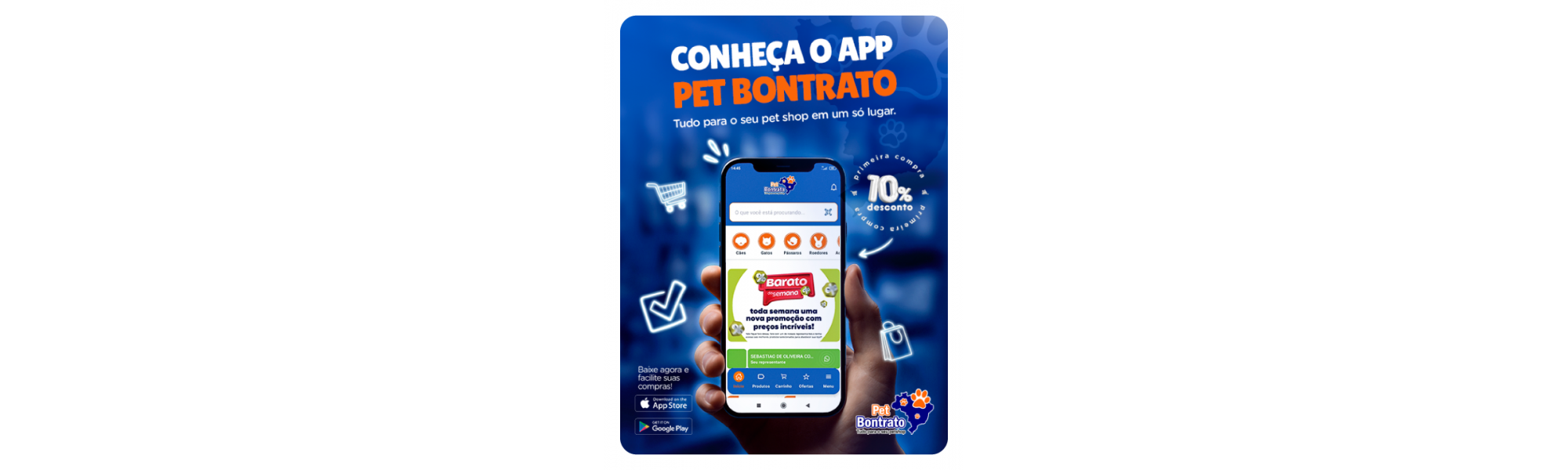 LANÇAMENTO APP 10%